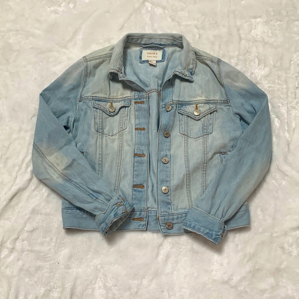 Forever 21 light wash Jean jacket